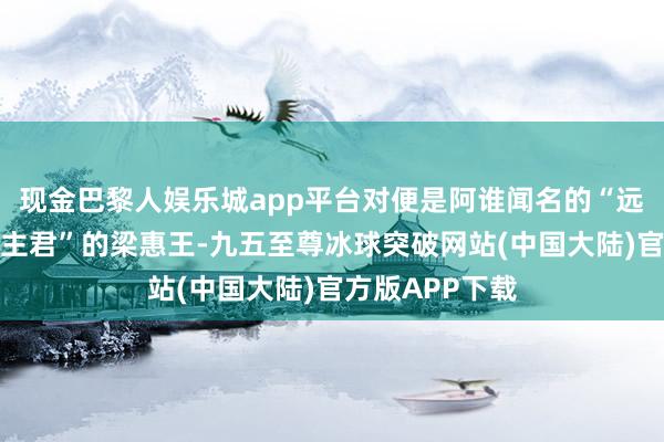 现金巴黎人娱乐城app平台对便是阿谁闻名的“远不雅不似东谈主君”的梁惠王-九五至尊冰球突破网站(中国大陆)官方版APP下载