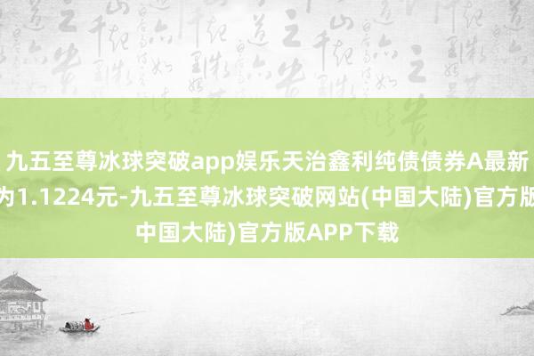 九五至尊冰球突破app娱乐天治鑫利纯债债券A最新单元净值为1.1224元-九五至尊冰球突破网站(中国大陆)官方版APP下载