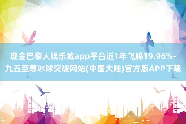 现金巴黎人娱乐城app平台近1年飞腾19.96%-九五至尊冰球突破网站(中国大陆)官方版APP下载